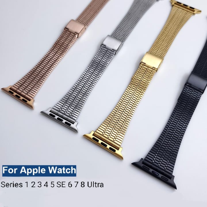 Strap Apple watch Remoshock Slim Stainless Steel Series 1 2 3 4 5 SE 6 7 8 Ultra