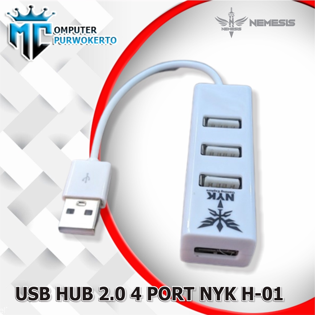 Usb Hub 2.0 4 Port Nyk H-01