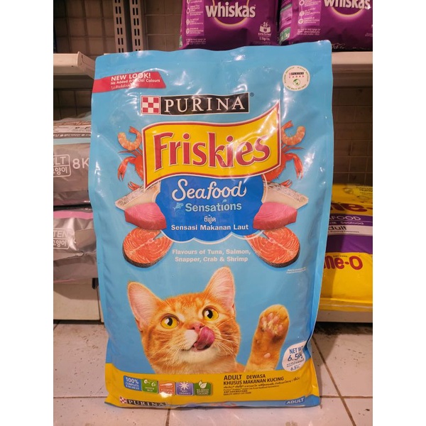 GRAB/GO-JEK Makanan Kucing Friskies Seafood Sensations Kemasan 6,5KG / Purina Friskies Freshpack