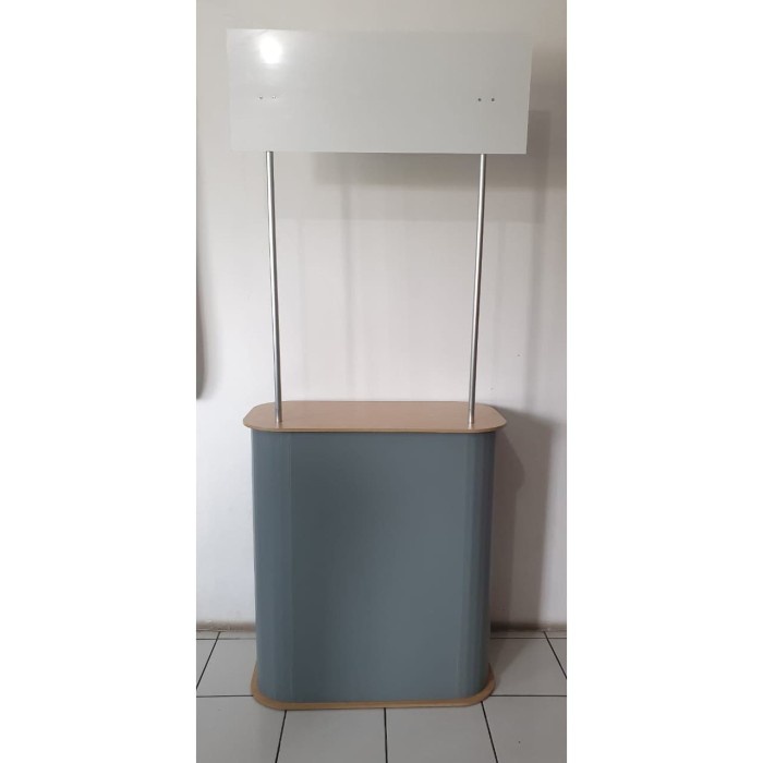 

POLY COUNTER / EVENT DESK / EASY COUNTER ( MEJA LURUS DGN HEADER )