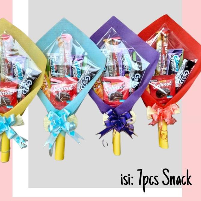 

6.6 STOK READY Buket Snack Souvenir Ulang tahun Ekonomis (kode chocolatos) | Bucket snack | Bucket Souvenir