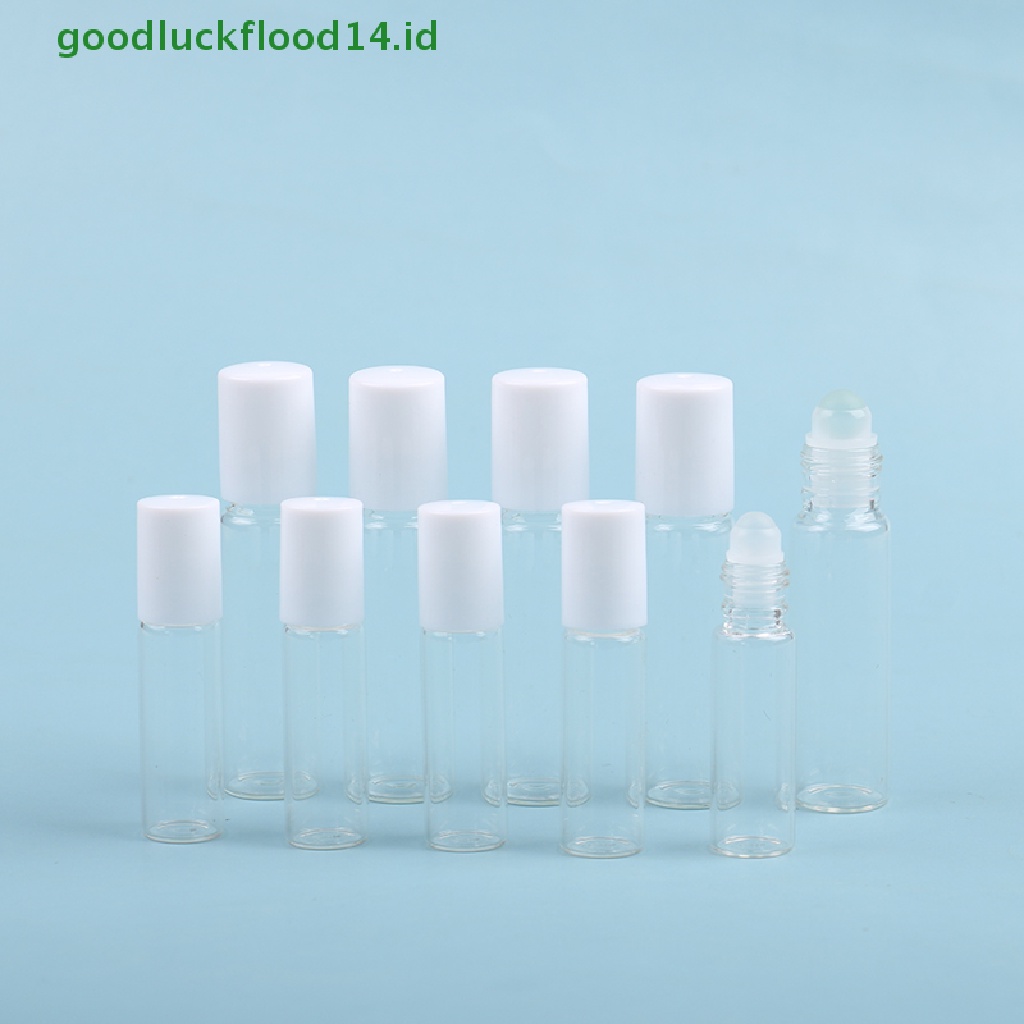 [GOOGFOUR] Botol Rol 5ml/10ml Botol Kaca Kosmetik Kosong Isi Ulang [TOP]