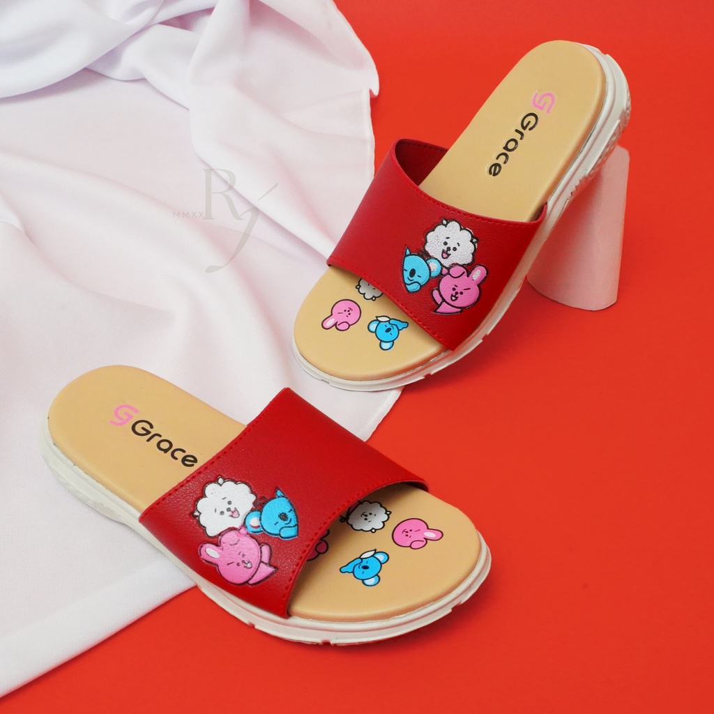 GRACE [MUSE SLOP] Sandal Anak Perempuan BT/ Sendal Selop Anak Perempuan