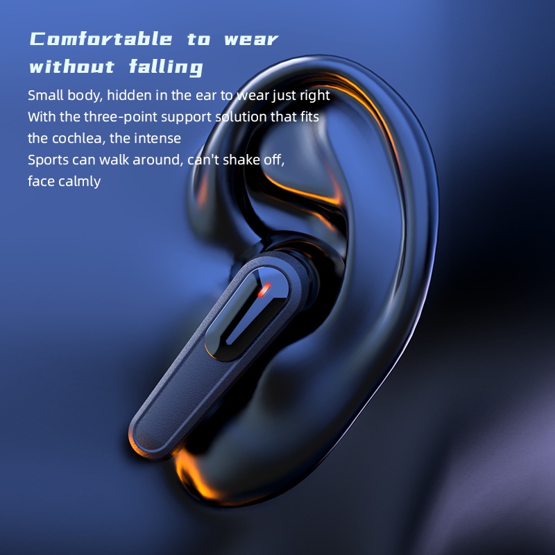 Pro 80 TWS Headset Bluetooth 5.1 Wireless Earphone Waterproof  Gaming  Handset Sound Bluetooth Dengan LED For Untuk Ponsel Cerdas Xiaomi Samsung Huaweiweli