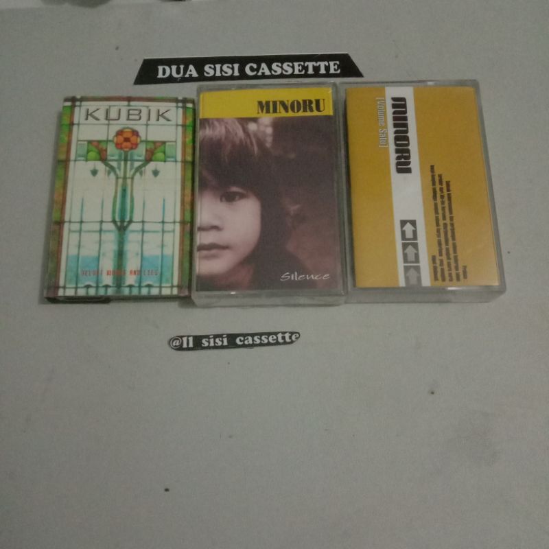 paket kaset kubik  - velvet words and lies - minoru - silence - volume 1