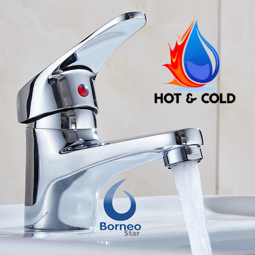 Kran Wastafel Air Panas Dingin Keran / Mixer Faucet Hot Cold