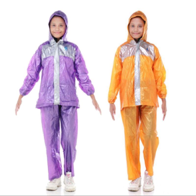 Jas Hujan Anak Remaja SD SMP SMA Mantel Anti Air Pelindung Hujan