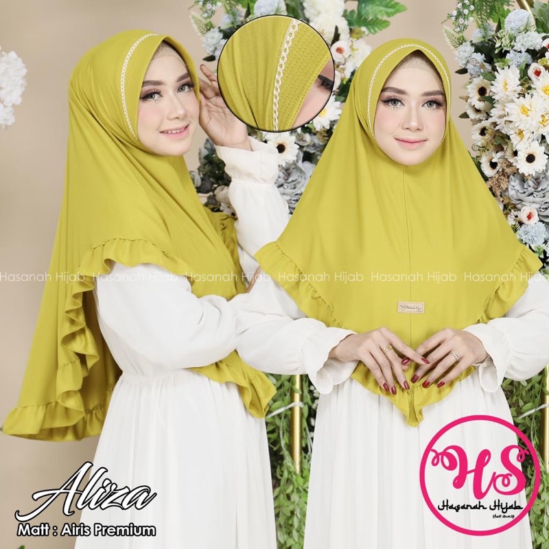 HIJAB SEGIEMPAT VOAL OSKARA PREMIUM Logo Metal PLAT GOLD By Azara