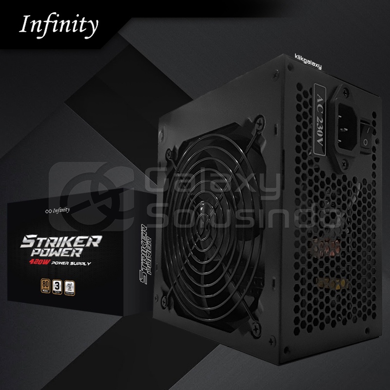 Infinity STRIKER POWER 420Watt 80 Plus Bronze Power Supply