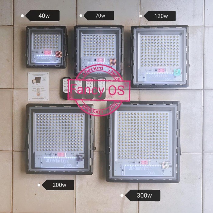 Lampu sorot led 40w 40watt solar panel tenaga surya 40 watt