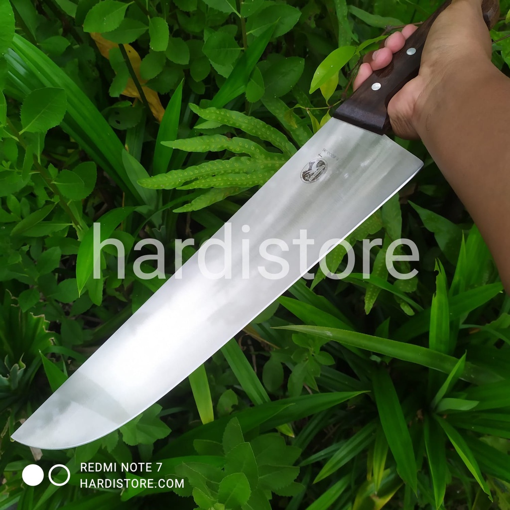 Pisau Sembelih Straight 36 cm Victorinox Cap Payung Crossb0w 5.8300.36 Rosewood Handle Original