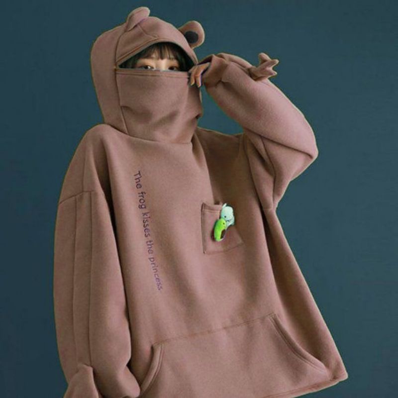 Frog hoodie (free 2 pins)