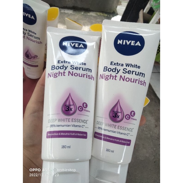 Nivea body serum night nourish