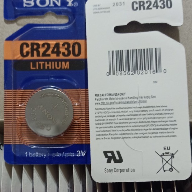 Baterai Lithium SONY 3V CR 2430 CR2430 NEW Battery Batre | yanna866