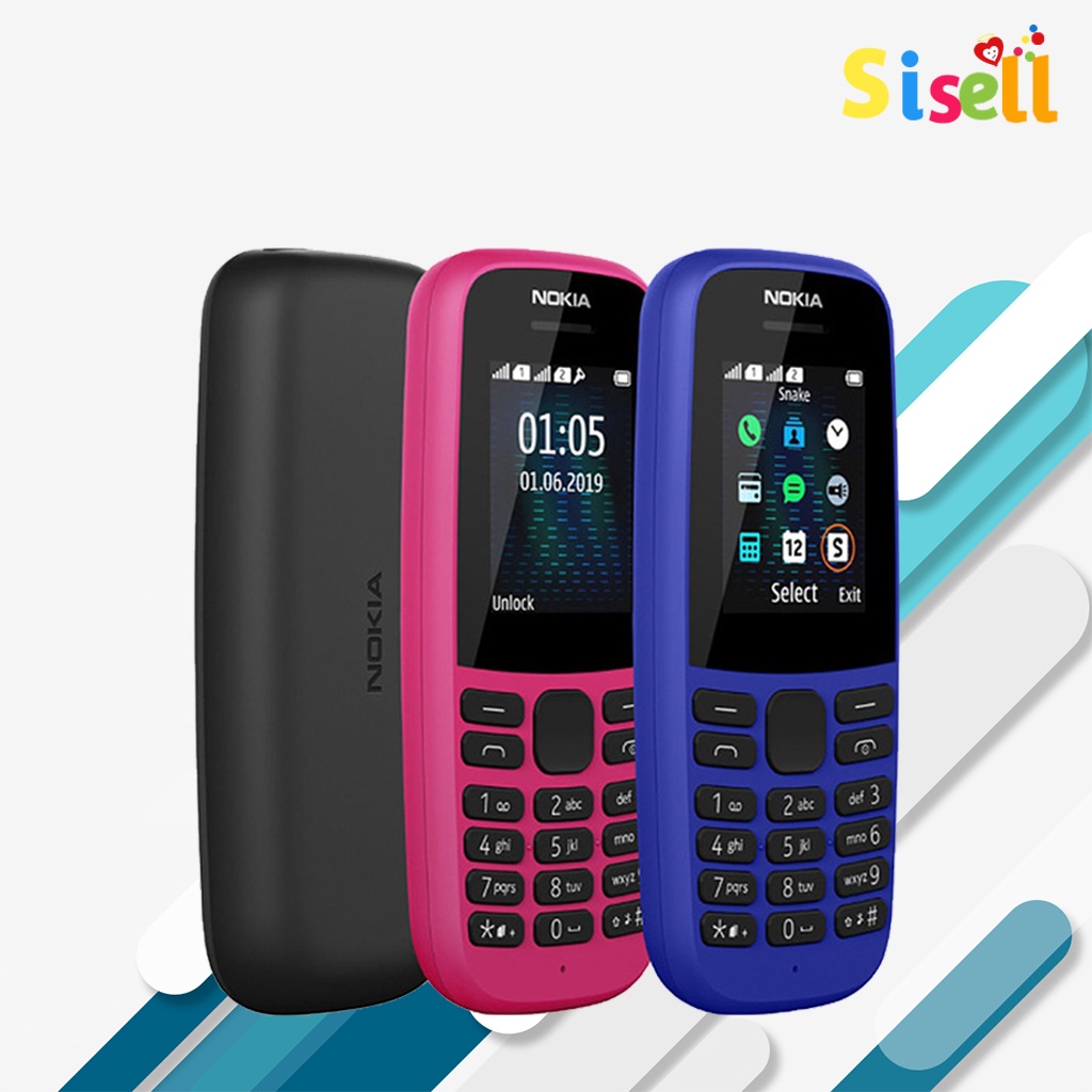 Nokia 105 2019 Dual Sim bahasa indonesiao