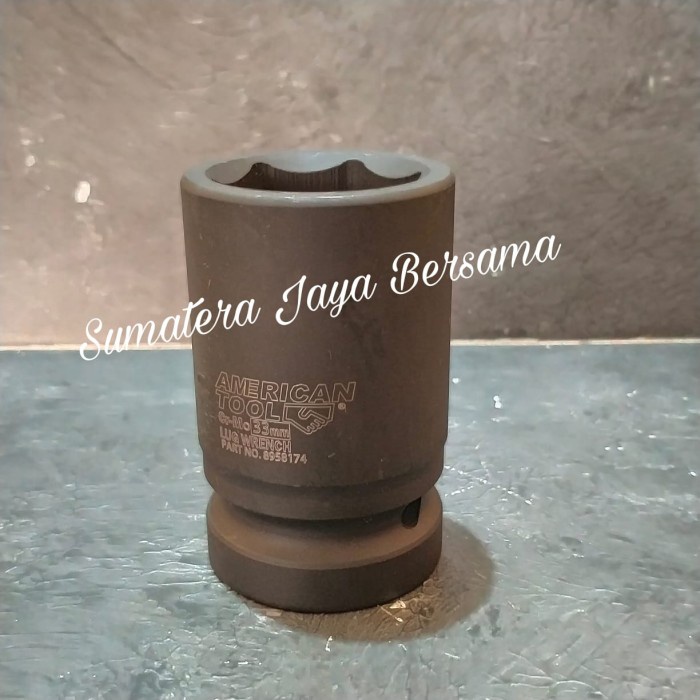 Mata sok impact 33 mm Kunci sock roda truk 1 inch 33mm Kunci shock 33