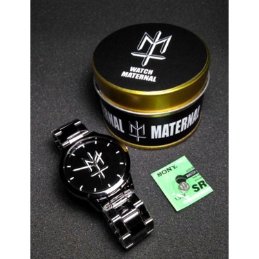 JAM TANGAN MATERNAL DISASTER / ANALOG STAINLESS MURAH ORIGINAL / PRIA WANITA ANAK