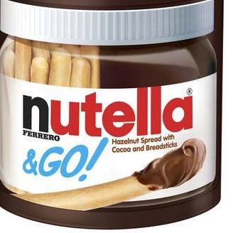 

READY ✅NUTELLA & GO! Biskuit Stik Coklat / Breadstick|SQ2