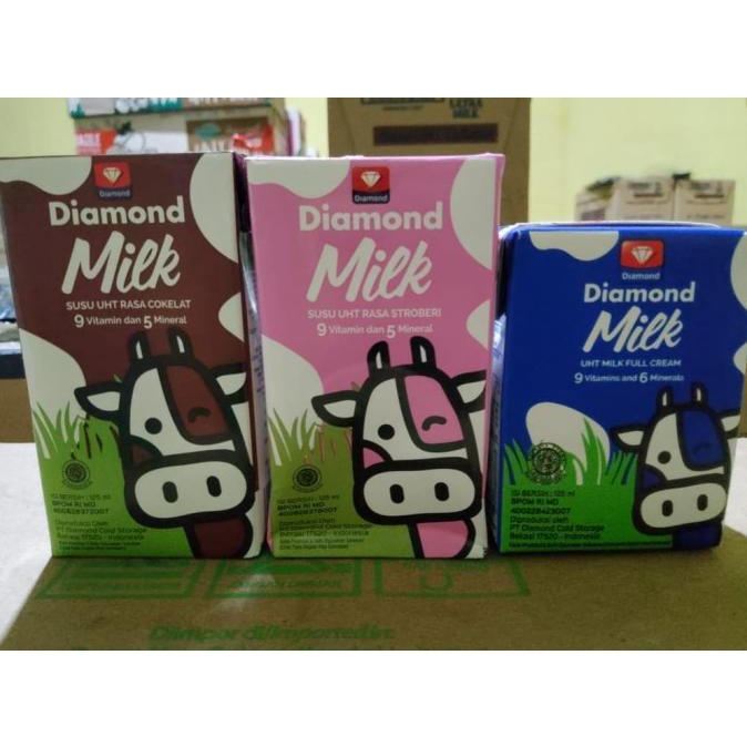

Diamond Milk UHT 125 ml TERLARIS TERPERCAYA ORIGINAL