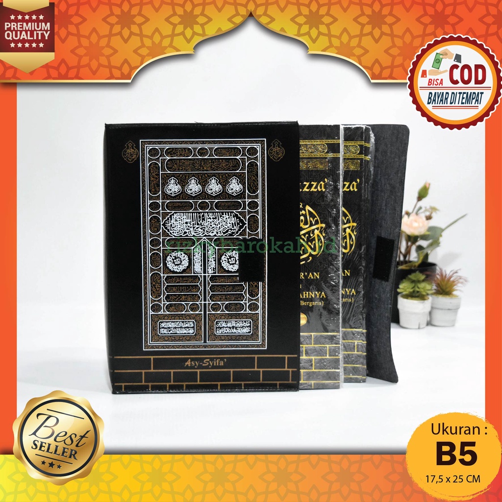 Alquran Terjemah Indonesia Per Jilid Mujazza Kalp KABAH Asy-Syifa Al Quran Mujaza Perjuz Per Juz Len