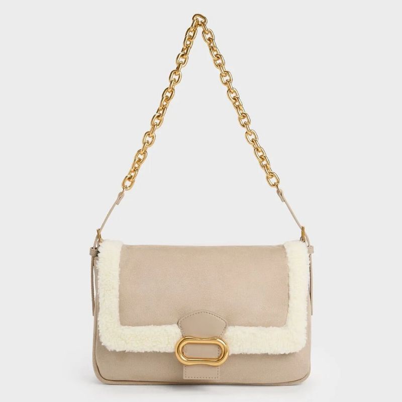 CK Daki Belted Trapeze Bag