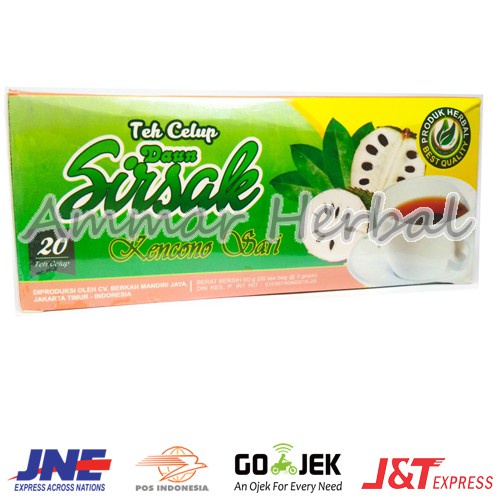 

(Gmjherbal) Teh Celup Daun Sirsak Kencono Sari 20 kantung