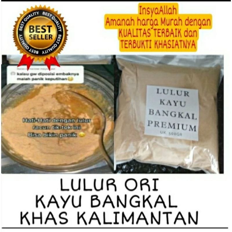 LULUR REMPAH KAYU BANGKAL KILOAN ASLI /LULUR BANGKAL KALIMANTAN