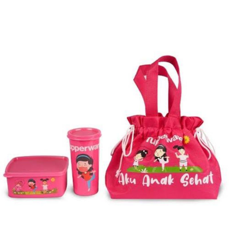 anak sehat pink tupperware