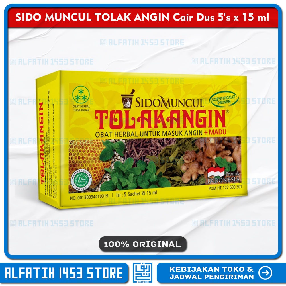 

SIDO MUNCUL TOLAK ANGIN Cair Dus 5's x 15 ml