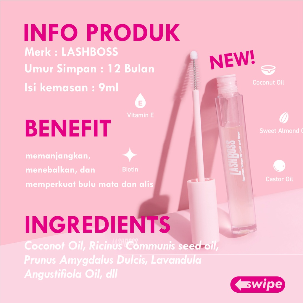 ✨Up Your Look✨ Lash Boss lashboss Lash and brow magic serum, serum bulu mata dan alis