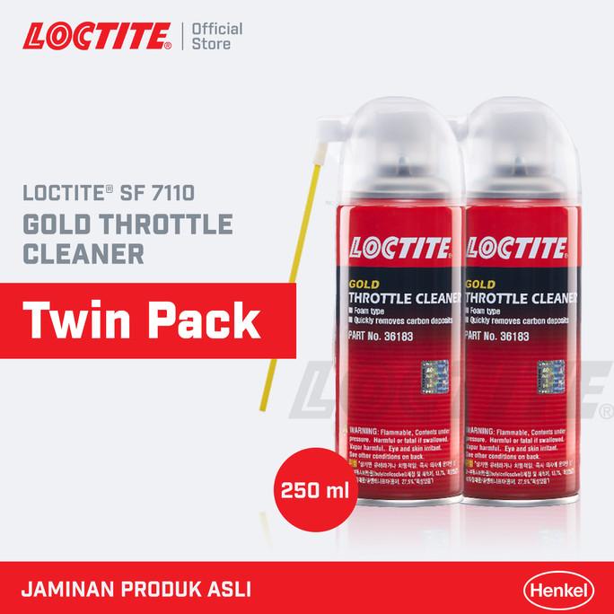 Henkel LOCTITE SF 7110 GOLD THROTTLE CLEANER 250 ml Twin Pack