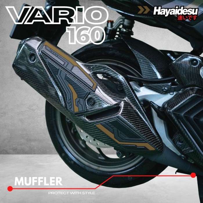 Hayaidesu Vario / Click 160 Knalpot Muffler Body Protector Cover #Original