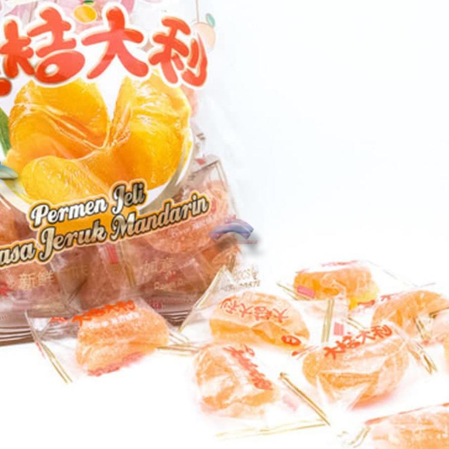 

COD✔️Mandarin Orange Jelly Manisan Jelly Jeruk Permen Imlek Parcel IMLEK Chinese New Years Chen 504 gram|KD7
