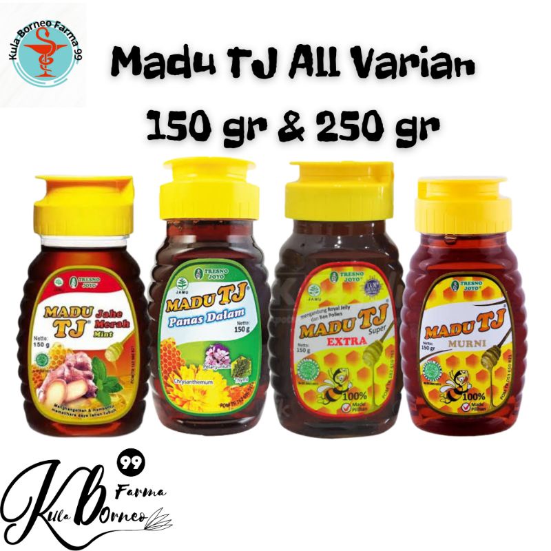 Madu TJ All Varians 150 gr &amp; 250 gr