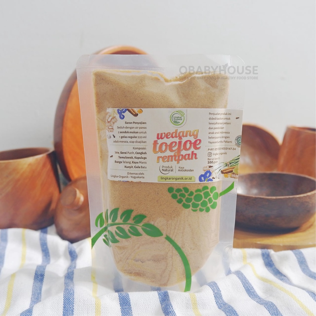 Lingkar Organik Wedang Toejoe Rempah 200 gr - Pouch