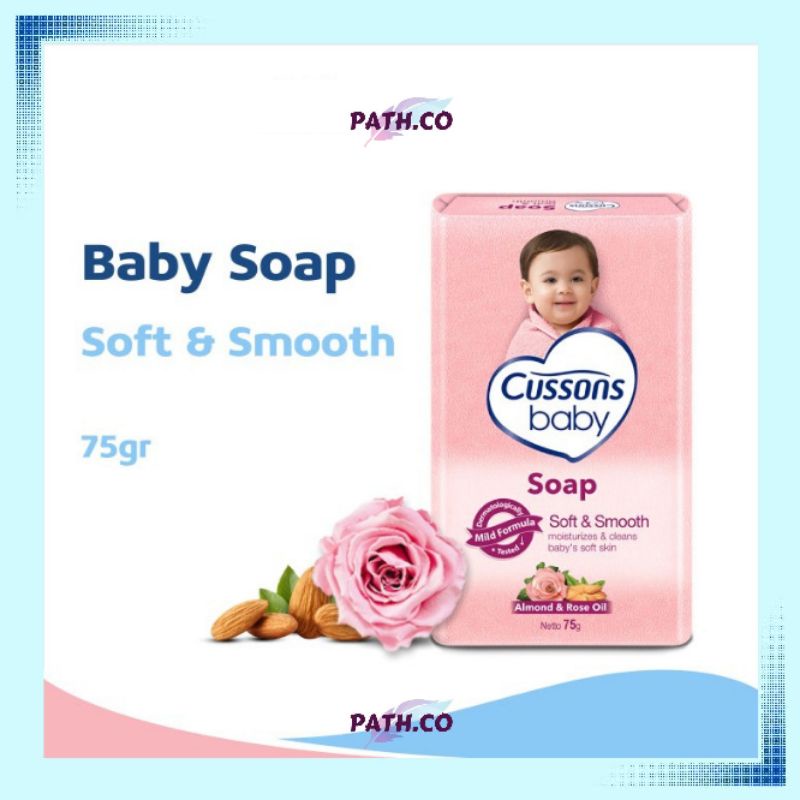 Cussons Baby Soap 75gr 100gr Sabun Batang Bayi (75 / 100 Gram)