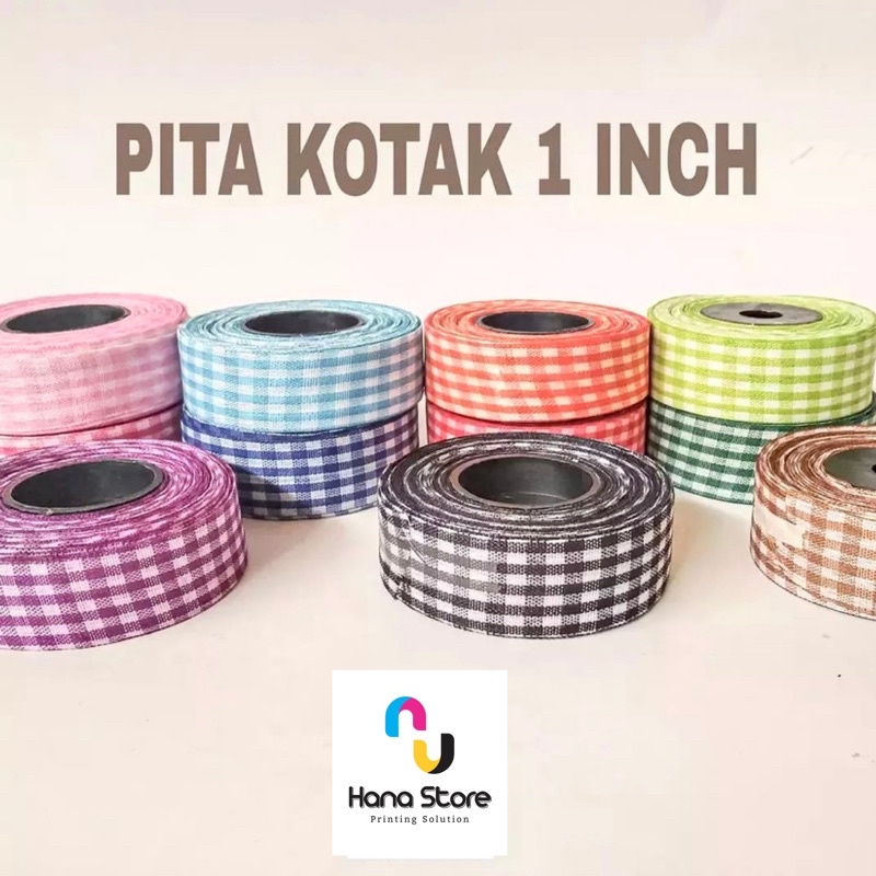 

PITA KOTAK 1 INCH (2.5 CM) PANJANG 20 YARD (18 METER)