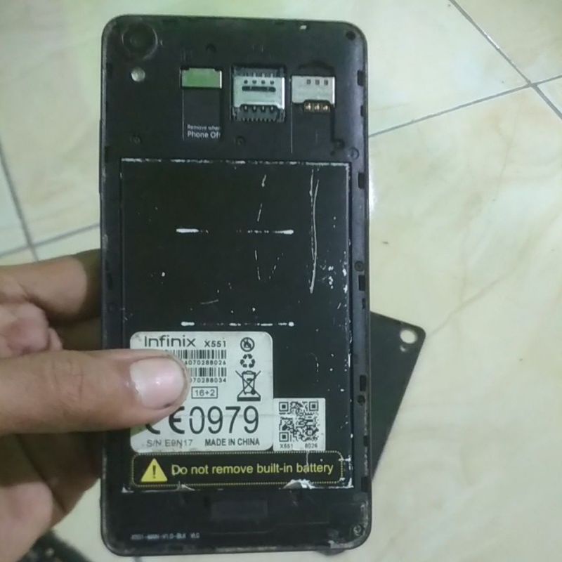 Infinix X551 Minus Lcd Body Jelek Mesin nyala normal