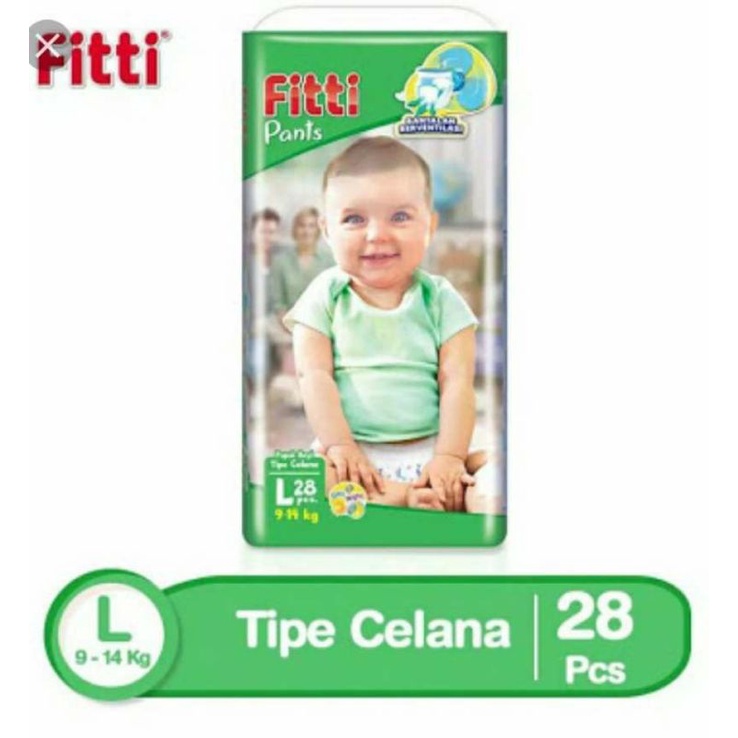 Fitti Pants Type Celana Ukuran M32/ L28 Popok Original Harga Ekonomis