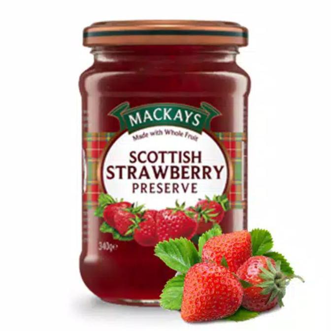 

Mackays Jam Strawberry / Blueberry / Orange / selai / 340gr