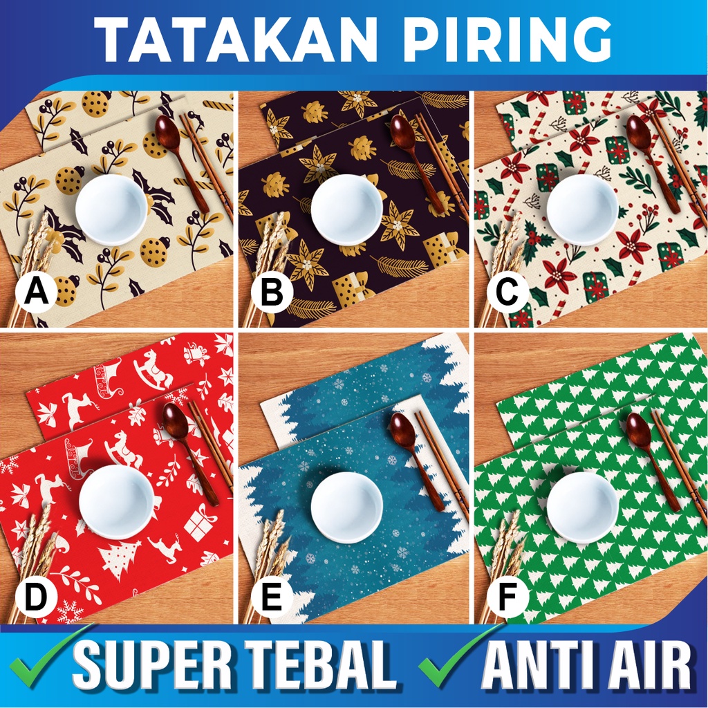 Tatakan Piring Meja Makan NATAL