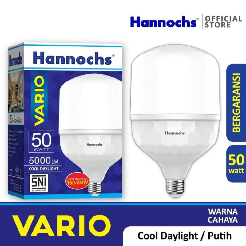 Lampu LED HANNOCHS VARIO 50 Watt Bohlam LED HANNOCHS VARIO KAPSUL 50W