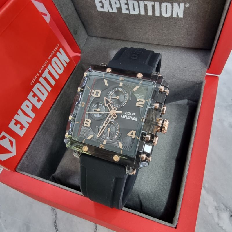 Jam tangan Expedition Original E6808M Rubber