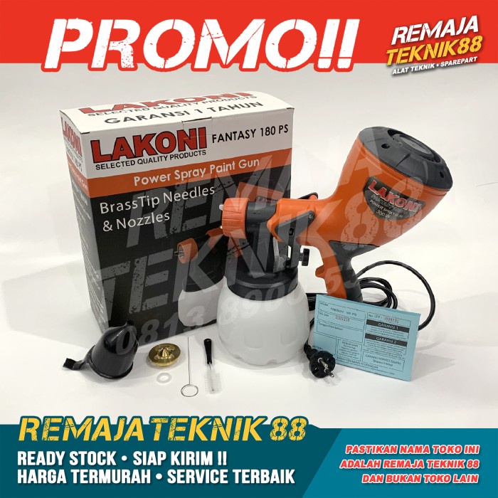 Mesin Cat Semprot / Spray Gun Elektrik / Lakoni Fantasy 180 Ps / 180Ps