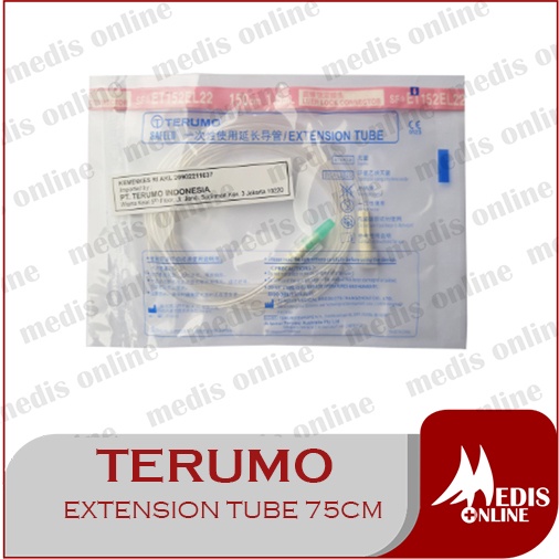 Extension Tube 75cm - 2.5ml Terumo / Selang Penghubung 75cm Pcs / Terumo Safeed Extention Tube / Sel