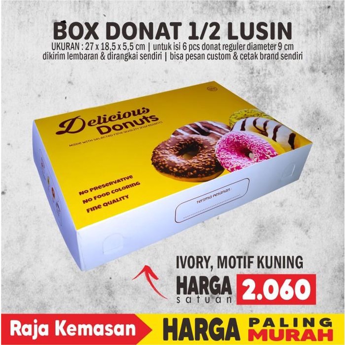 

Dus Donat, Box Donat, Kotak Donat, Donuts Box, Kemasan Donat, Donuts 077