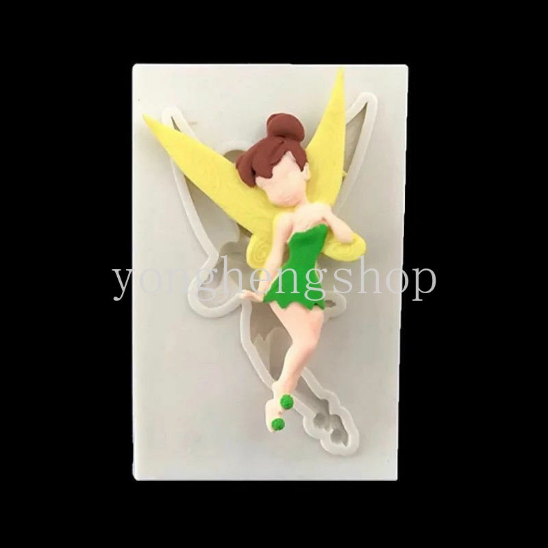 3d Childhood Flower Fairy Cetakan Silikon Gumpaste Coklat Clay Cetakan Kue Fondant DIY Pesta Alat Dekorasi Kue