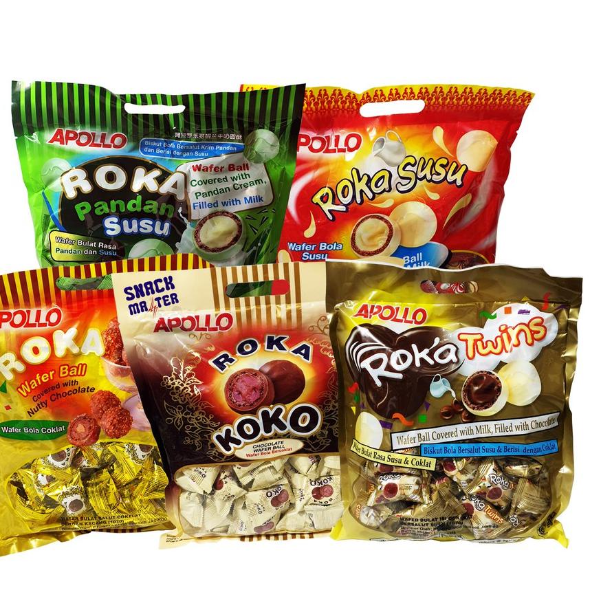 

GRATIS ONGKIR✅Apollo Roka Wafer Ball Chocolate - Isi 50 pcs (Roka Original, Roka Twins, Roka Pandan)|SQ1