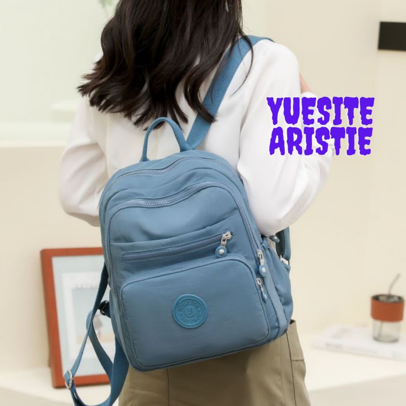 Ransel wanita Yuesite aristie medium motif backpack import cyutebags