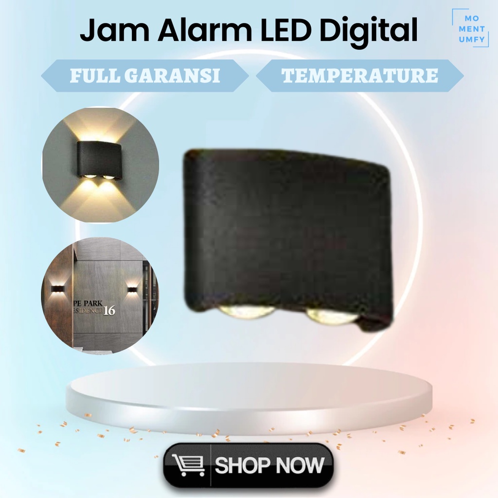 TaffLED Lampu Hias Hiasan LED 3D Gantung Tempel Pilar Tiang Plafon Dinding Ruang Kamar Tidur Tamu Di